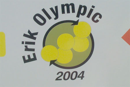 Erik Olympic in volle gang